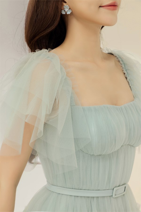 Viana Dress - Mint Green